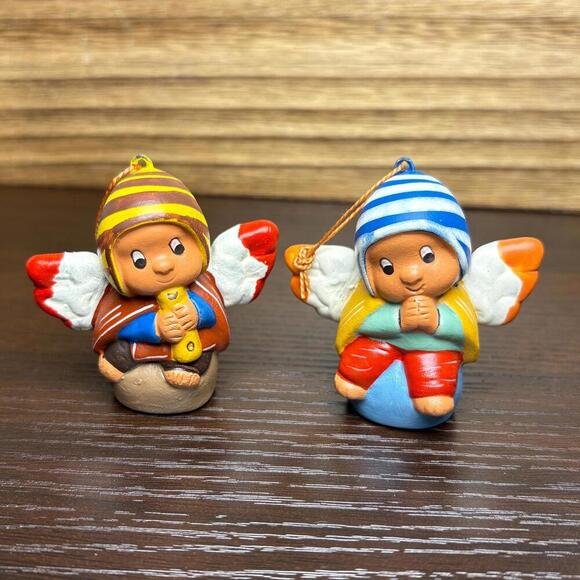 Peruvian Handmade Pottery Nativity Set 5 Christmas Decor, Clay Folk Art Creche - Picture 2 of 8